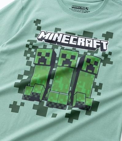Remera Comfort Infantil con Estampa Minecraft - Talle 5 a 14 años 4