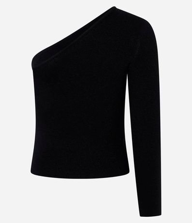 Blusa Hombro Único en Viscosa con Manga Larga 5