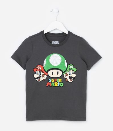 Remera Infantil con Bordado Super Mario - Talle 3 a 8 años 1