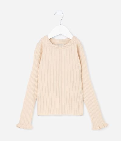 Blusa Infantil en Punto con volado en el puño - Talle 1 a 5 años 1