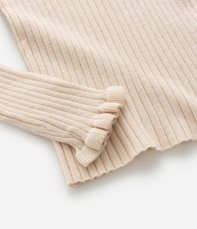 Blusa Infantil en Punto con volado en el puño - Talle 1 a 5 años 4
