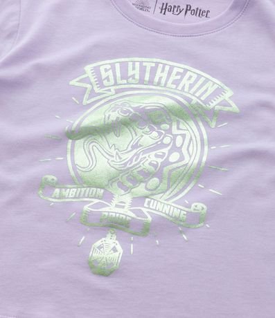 Remera Corta Infantil en Algodón con Estampa Harry Potter - Talle 7 a 14 años 4