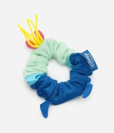 Scrunchie Infantil en Terciopelo con Bordado Stitch y Xepa - Talle U 2