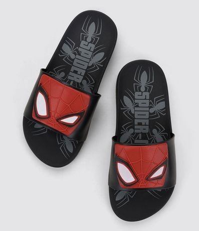 Chinela Slide Infantil con Patch Spider-Man - Talle 26 a 37