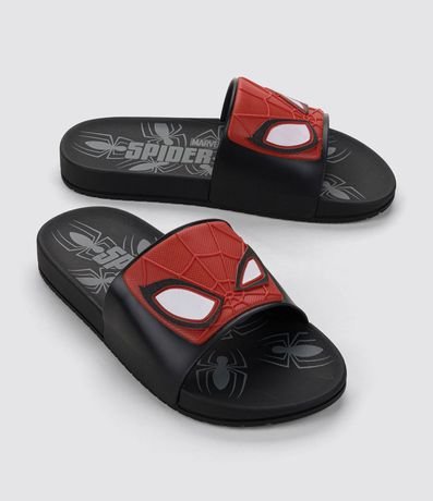 Chinela Slide Infantil con Patch Spider-Man - Talle 26 a 37 2