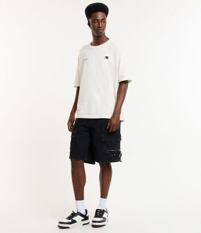 Remera Boxy en Algodón Grieso con Estampa Lettering 2