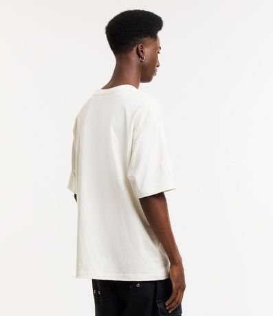 Remera Boxy en Algodón Grieso con Estampa Lettering 3