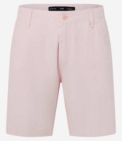 Bermuda Slim Sastrería en Sarga con Bolsillos 5