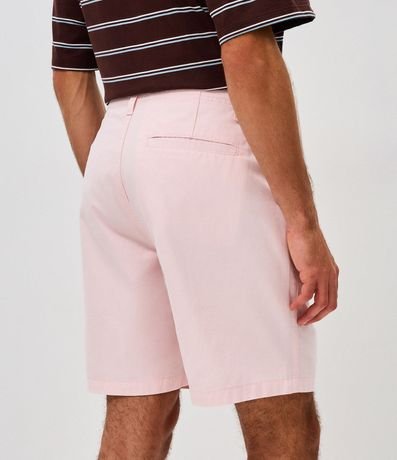 Bermuda Slim Sastrería en Sarga con Bolsillos 3