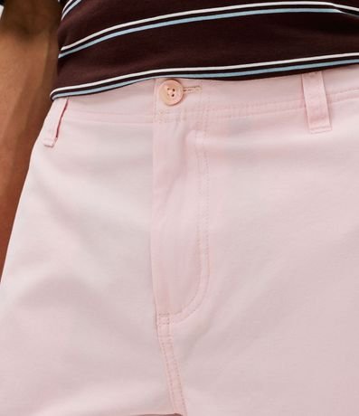 Bermuda Slim Sastrería en Sarga con Bolsillos 4