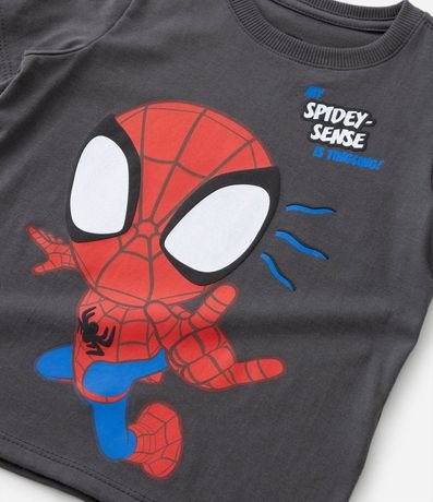 Conjunto Infantil en Algodón con Estampa Spidey - Talle 2 a 5 años 5