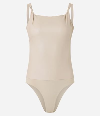 Body en PU con Breteles Torcidos 6