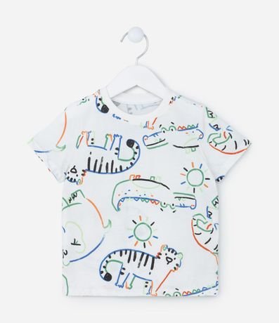 Conjunto Infantil con Estampa Dibujos de Animalitos - Talle 1 a 5 años 2