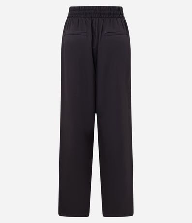 Pantalón Sastrería con Detalle Contrastante y Elástico en la Cintura 5