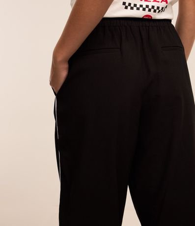 Pantalón Sastrería con Detalle Contrastante y Elástico en la Cintura 3