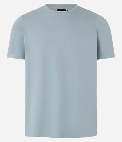 Remera Slim Básica en Algodón Peruano con Cuello Redondo 2