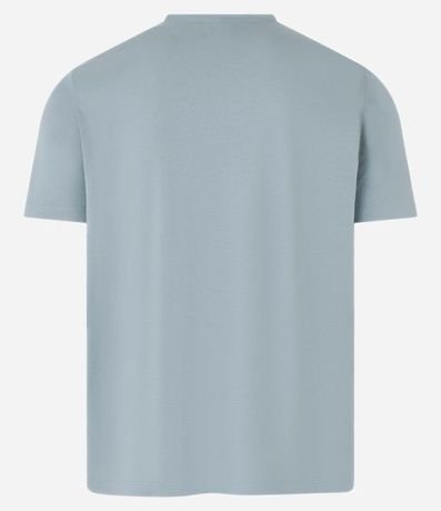 Remera Slim Básica en Algodón Peruano con Cuello Redondo 3