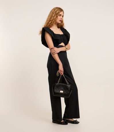 Mono Boho Chic en Tricolina con Sisa Amplia y Cutout 4