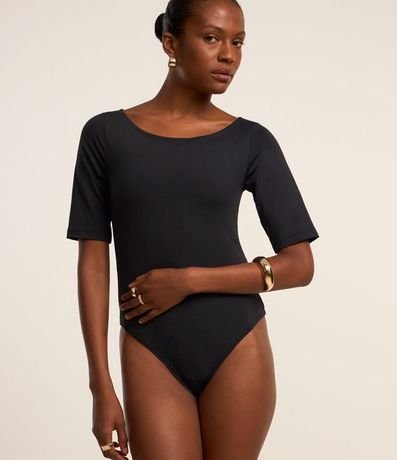 Body en Poliamida con Escote Canoa y Manga 3/4 6