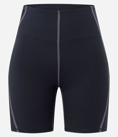 Bermuda Deportiva en Microfibra con Detalle de Costuras y Bolsillo con Cremallera 5