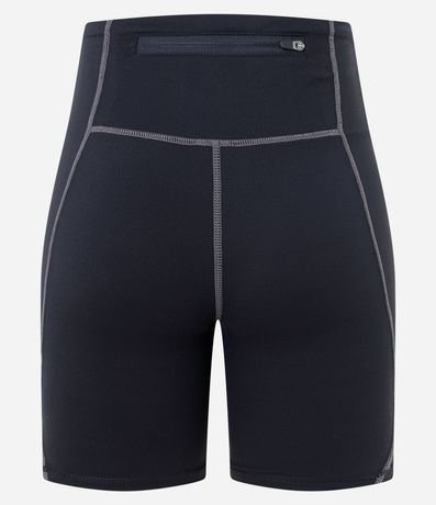 Bermuda Deportiva en Microfibra con Detalle de Costuras y Bolsillo con Cremallera 6