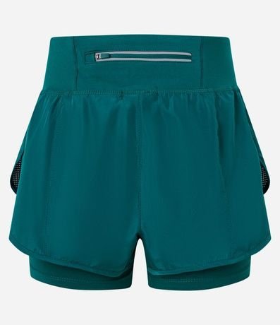 Bermuda Runner Deportiva en Microfibra con Cintura Elástica 6