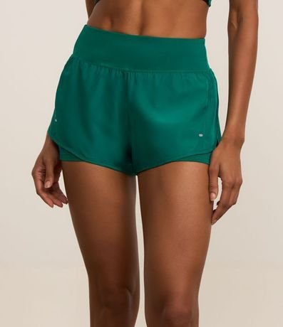 Bermuda Runner Deportiva en Microfibra con Cintura Elástica 2