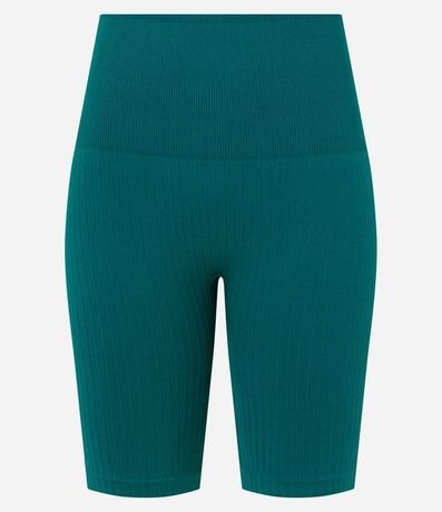 Bermuda Deportiva con Textura Acanalada sin Costura 5