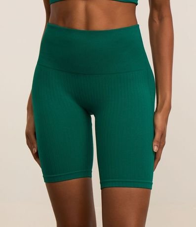 Bermuda Deportiva con Textura Acanalada sin Costura 2