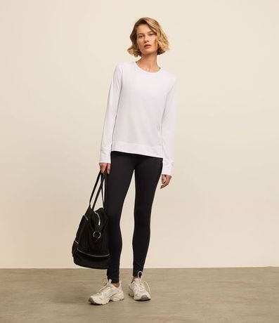 Remera Deportiva Manga Larga en Microfibra 2