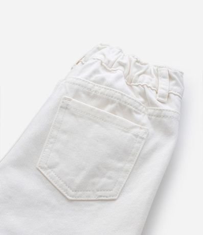 Short Pollera Infantil en Sarga con Botones Corazón y Terminación Deshilachada - Talle 1 a 5 años 4