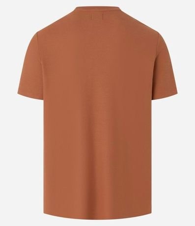 Remera Manga Corta en Algodón Peruano con Textura 3