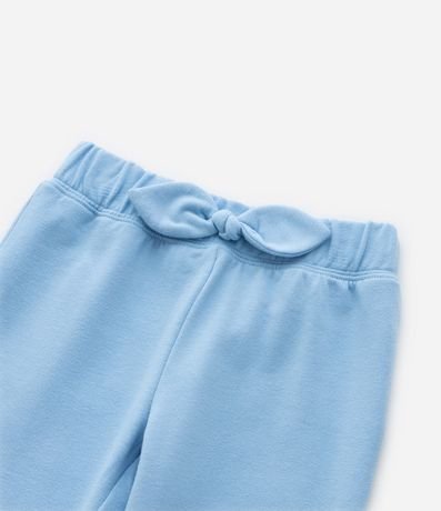 Pantalón Jogger Infantil con Moña Aplicada - Talle 1 a 5 años 5