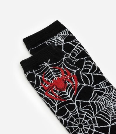 Media Caña Larga en Algodón con Estampa Spider-Man 4