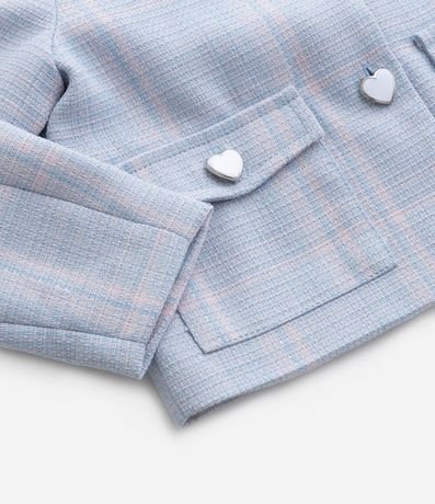 Campera Infantil en Tweed con Bolsillos - Talle 1 a 5 años 4