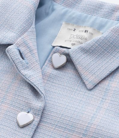 Campera Infantil en Tweed con Bolsillos - Talle 1 a 5 años 5