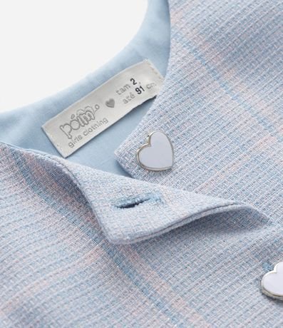 Vestido Infantil en Tweed con Bolsillos - Talle 1 a 5 años 4