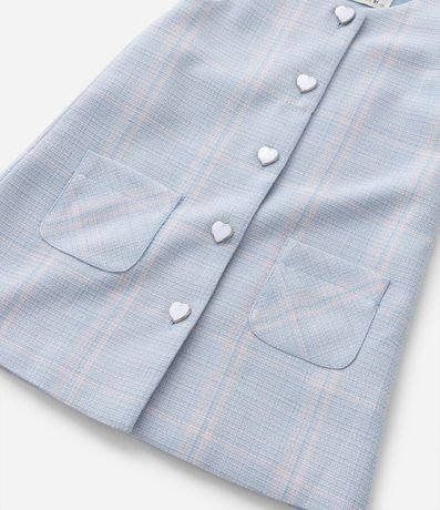 Vestido Infantil en Tweed con Bolsillos - Talle 1 a 5 años 5