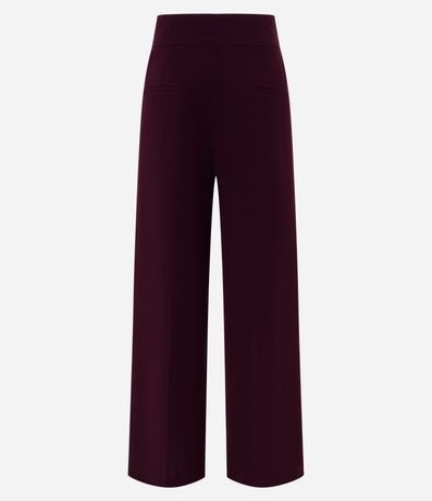 Pantalón Wide en Crepé Cintura con Hebilla 6