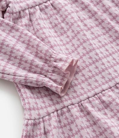 Vestido Infantil con Estampa Jacquard y Media Can Can - Talle 1 A 5 años 6