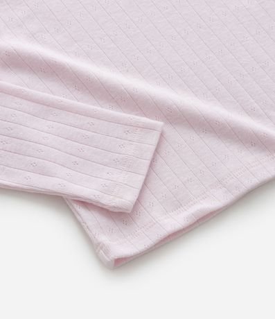 Blusa Infantil con Textura y Volado en el Cuello - Talle 1 a 5 años 4