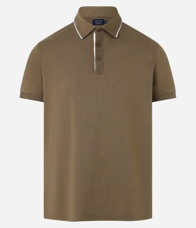 Polo Manga Corta sin Estampa en Algodón Peruano 4