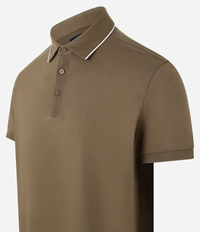 Polo Manga Corta sin Estampa en Algodón Peruano 5