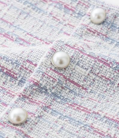 Blusa Infantil en Tweed con Botones Perlados - Talle 1 a 5 años 3
