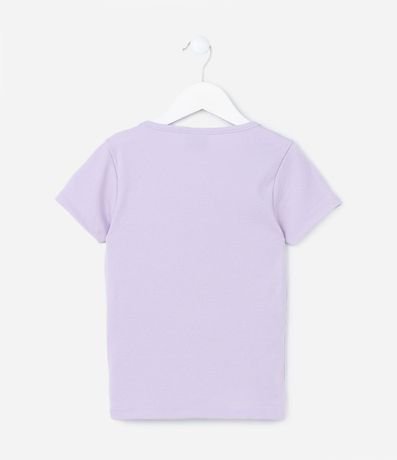 Blusa Slim Infantil Acanalada  con Estampa de Hello Kitty - Talle 5 a 14 años 2