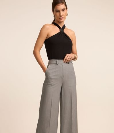 Pantalón Pantalona Sastrería con Trabillas y Frisos 2