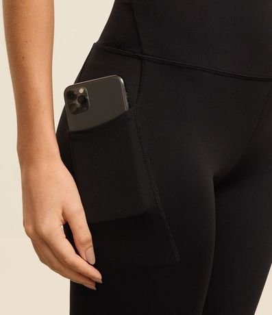 Calca Legging Deportiva en Microfibra con Bolsillos 4