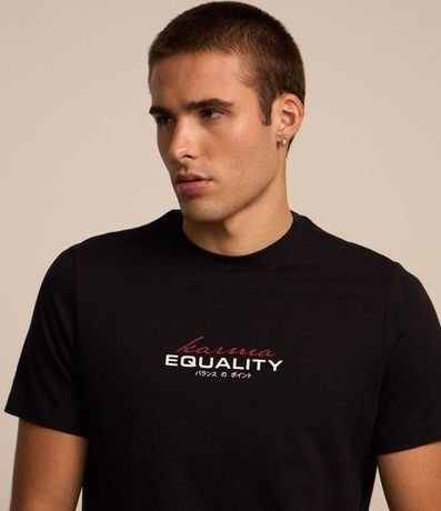 Remera Regular en Algodón con Estampa de Carpas 4