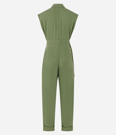 Mono Largo en Sarga con Hebilla Lateral 6