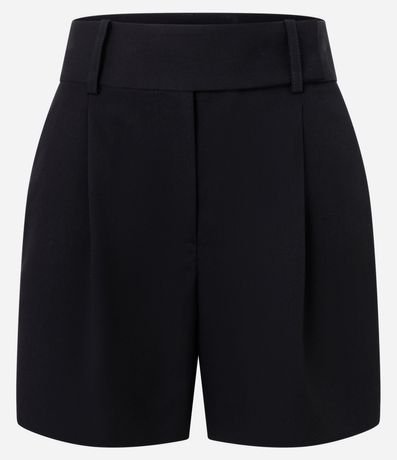 Bermuda Sastrería Liso con Pliegues Delanteros 5